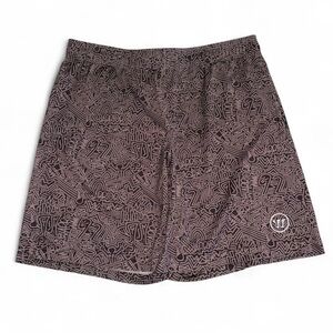 Men's Athletic Shorts in Black Pattern